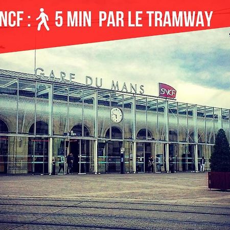 Appartamento Tramway 9 Jaures Cosy Proche Gare Le Mans Esterno foto